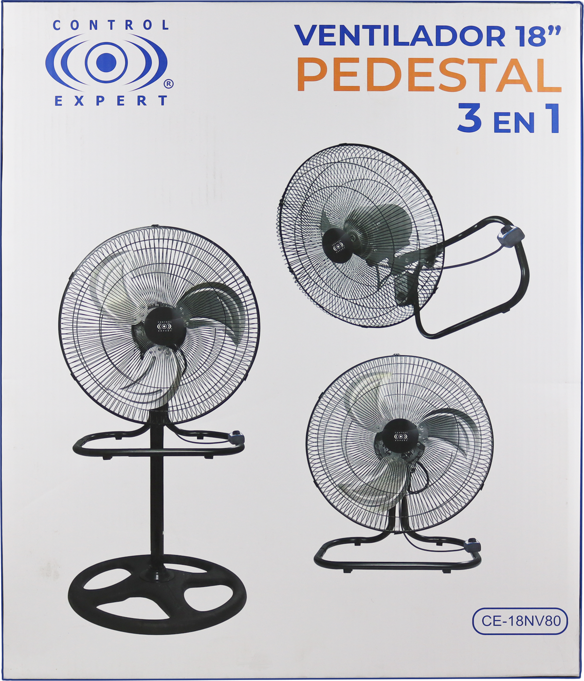 Ventilador de piso de 18 pulgadas de 80W 3en1