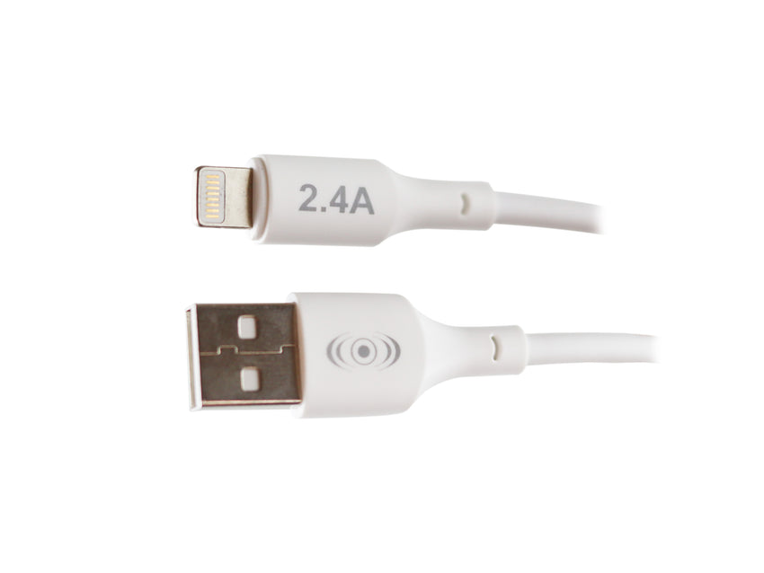 Cable USB a iPhone Blanco