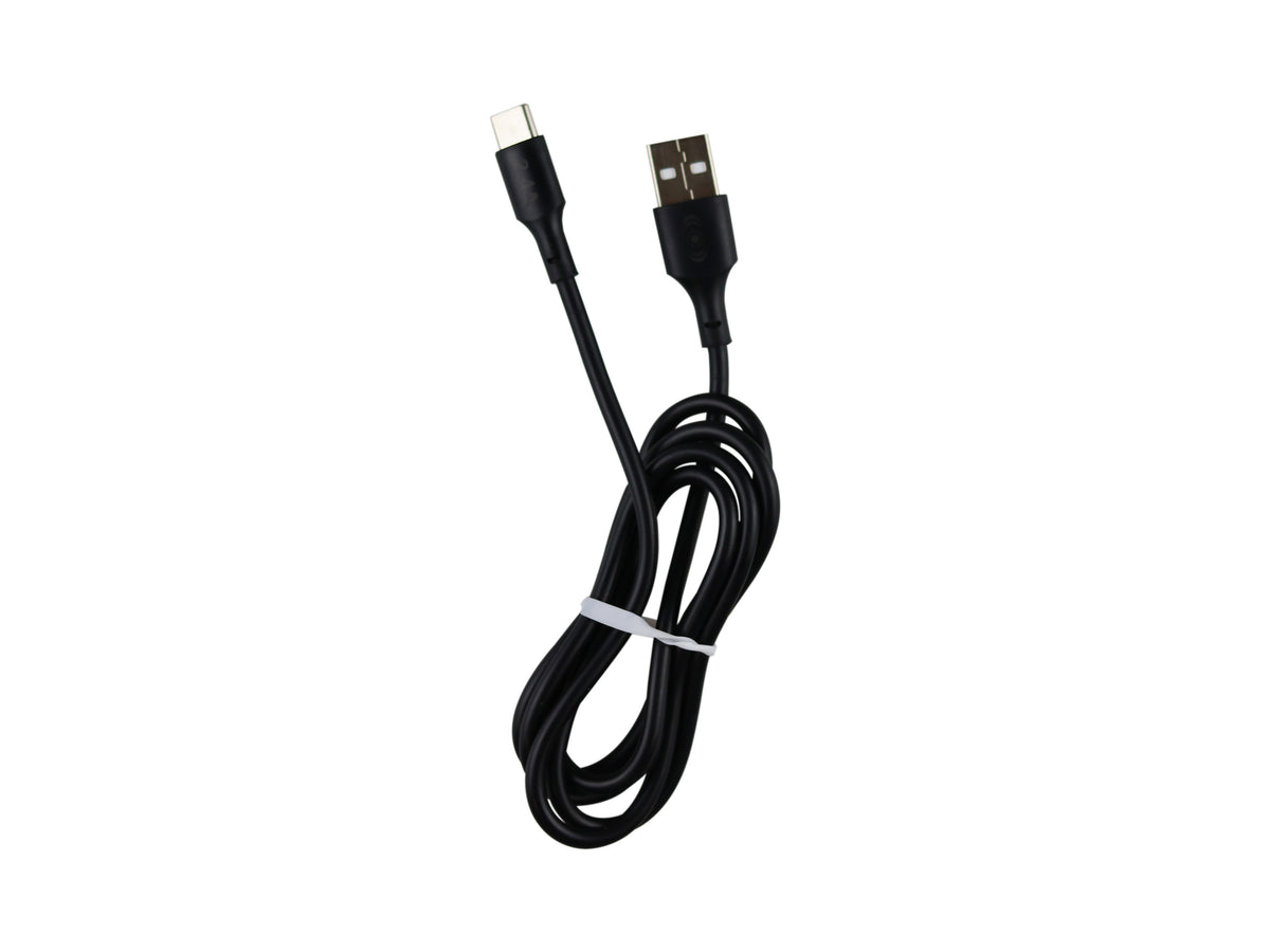 Cable USB a Tipo C Negro 1 metro 2.4 A