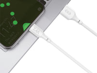 Cable USB a Tipo C Blanco 1 metro 2.4 A