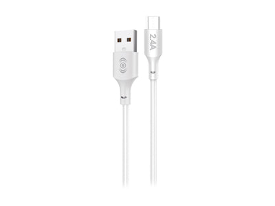 Cable USB a V8 Blanco