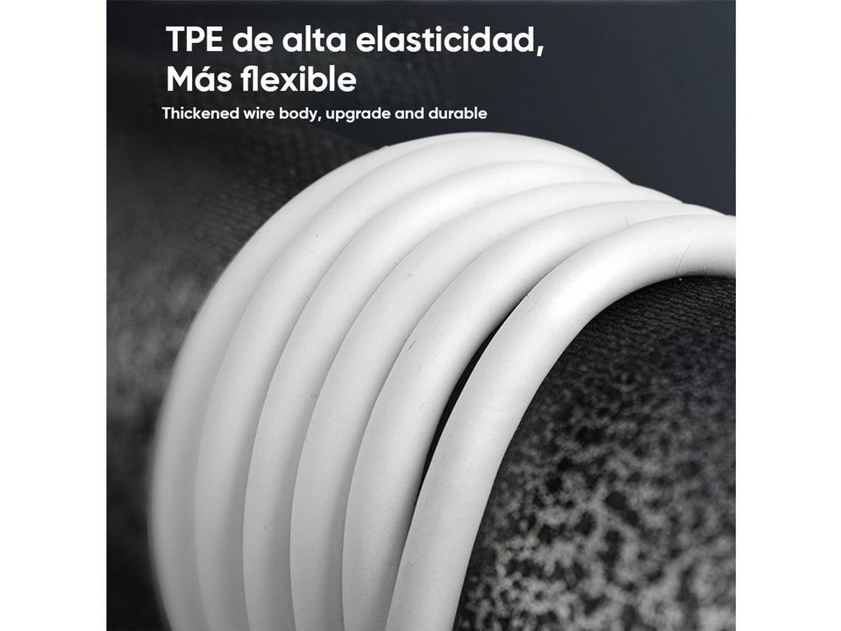 Cable Usb C Compatible Con iPhone 30w Carga Rápida 2 Metros