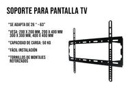 Soporte Fijo Para Pantalla 26