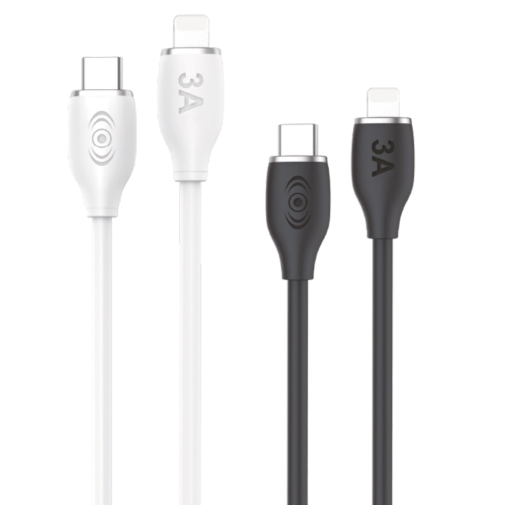 Cable Tipo C a iPhone 30W Carga Rápida Negro