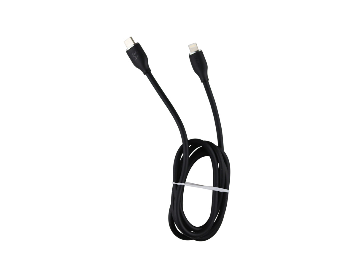 Cable Tipo C a iPhone 30W Carga Rápida Negro