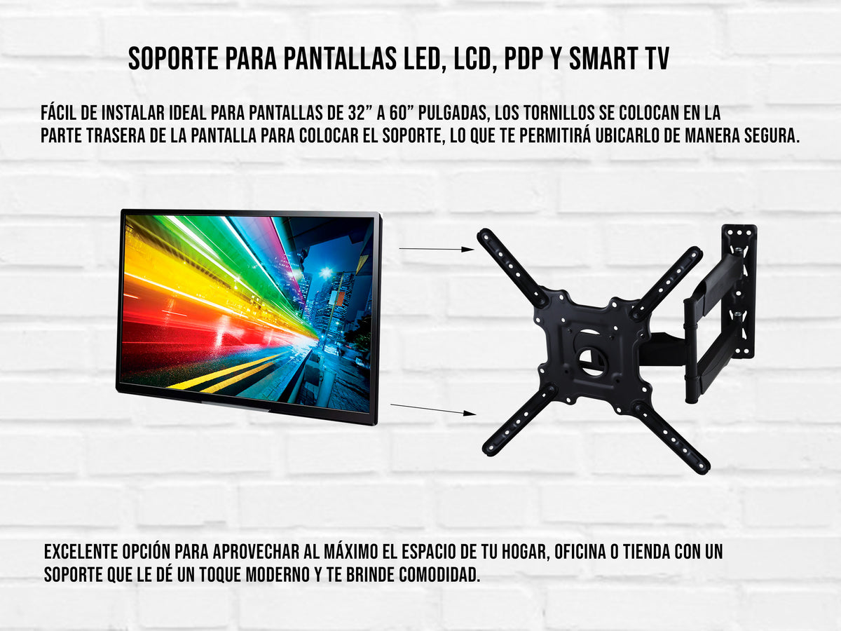 Soporte para Pantalla con Brazo Móvil 32