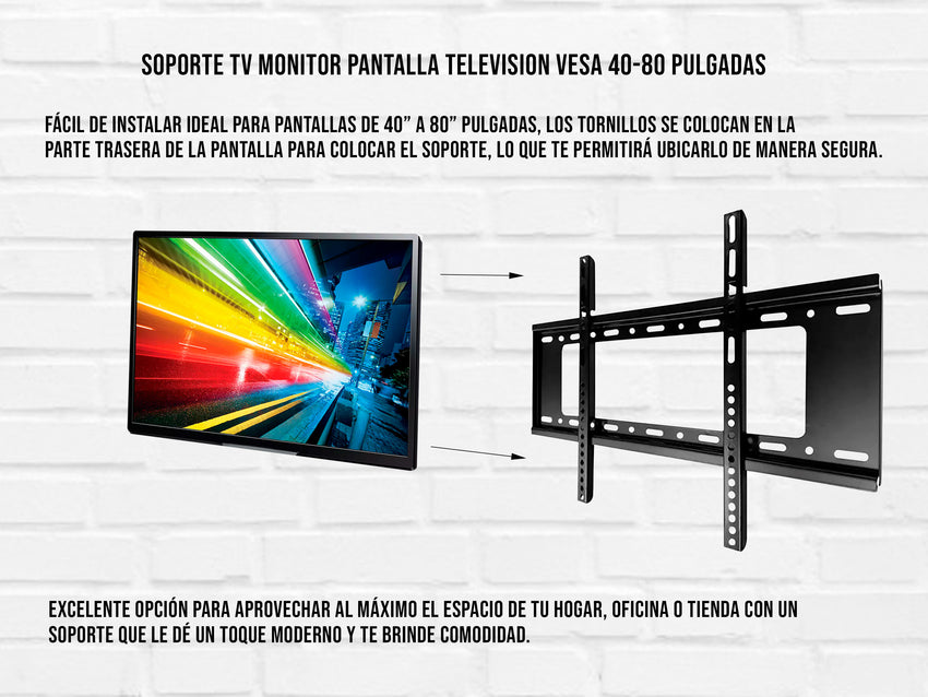 Soporte Fijo Para Pantalla 40