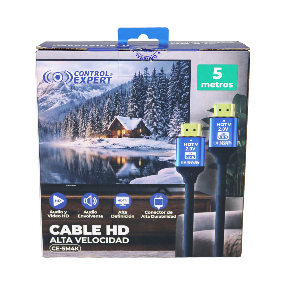 Cable HDMI 2.0 de Alta Velocidad 4K – 5 metros