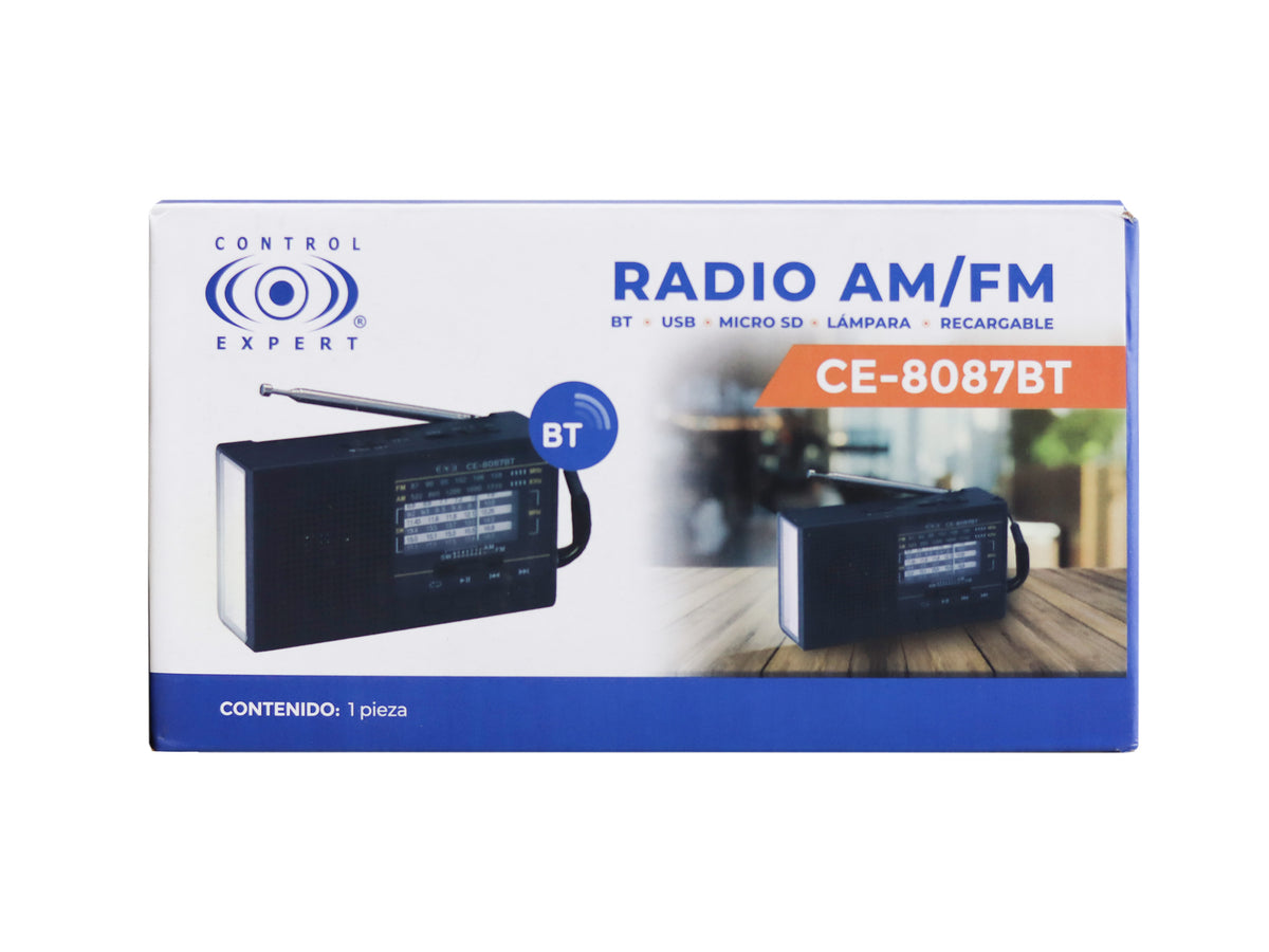 Radio Am FM Bluetooth USB Micro SD Lampara LED