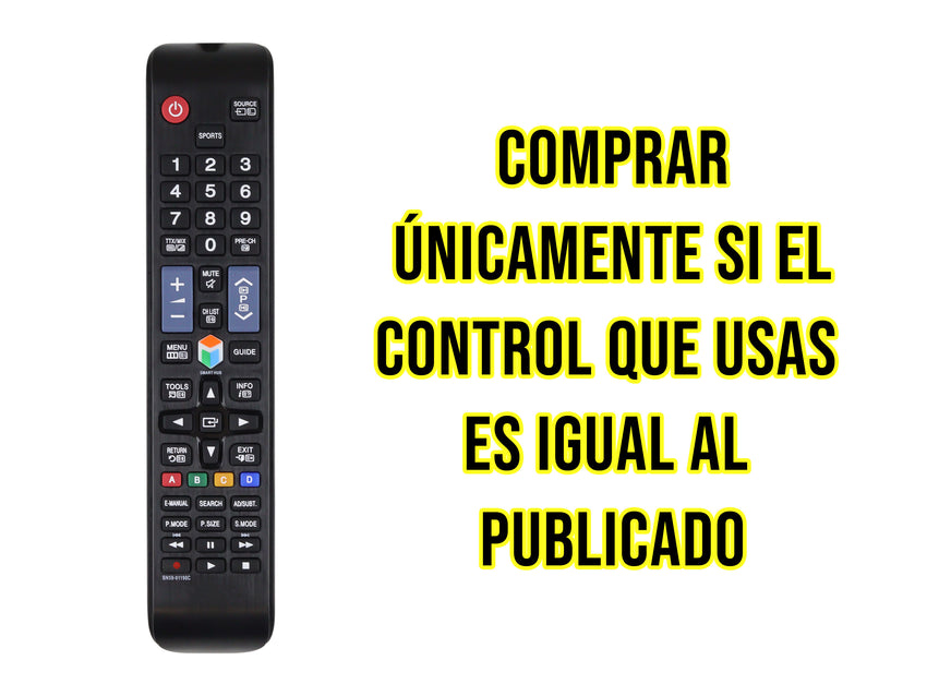 Control para Samsung Smart Tv