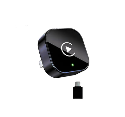 Adaptador Inalámbrico 2 en 1 para CarPlay y Android Auto Convierte tu coche de cable a Bluetooth/Wi-Fi