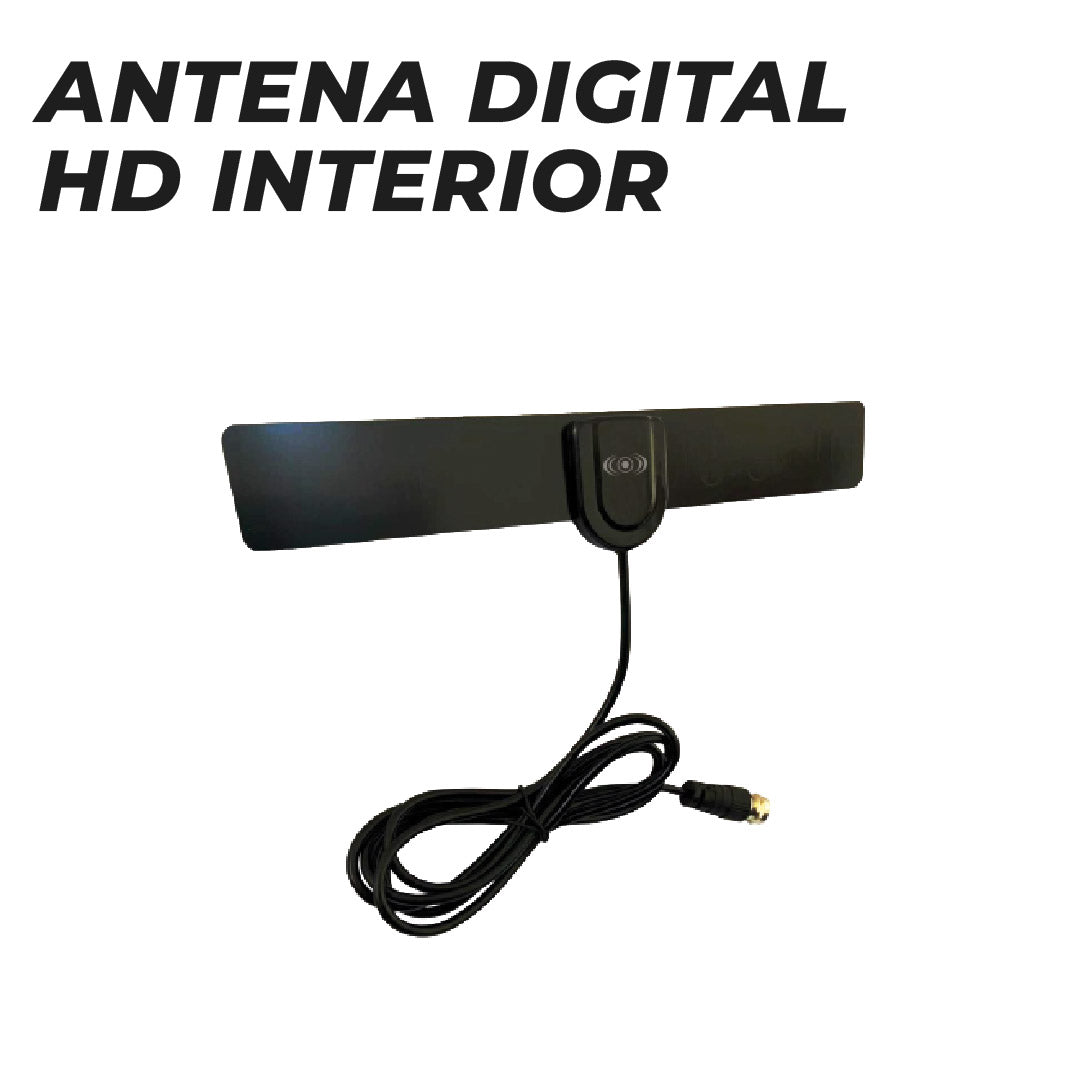 Antena HD Plana Cable 1.8m Cable Coaxial
