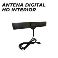Antena HD Plana Cable 1.8m Cable Coaxial