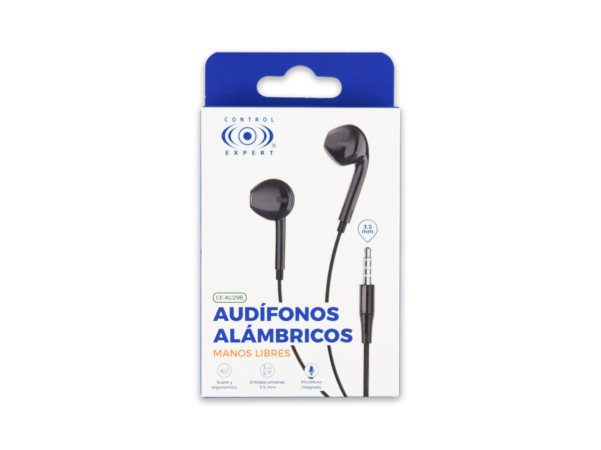 Audífonos Manos Libres con Cable CE-AU29 – Entrada 3.5 mm