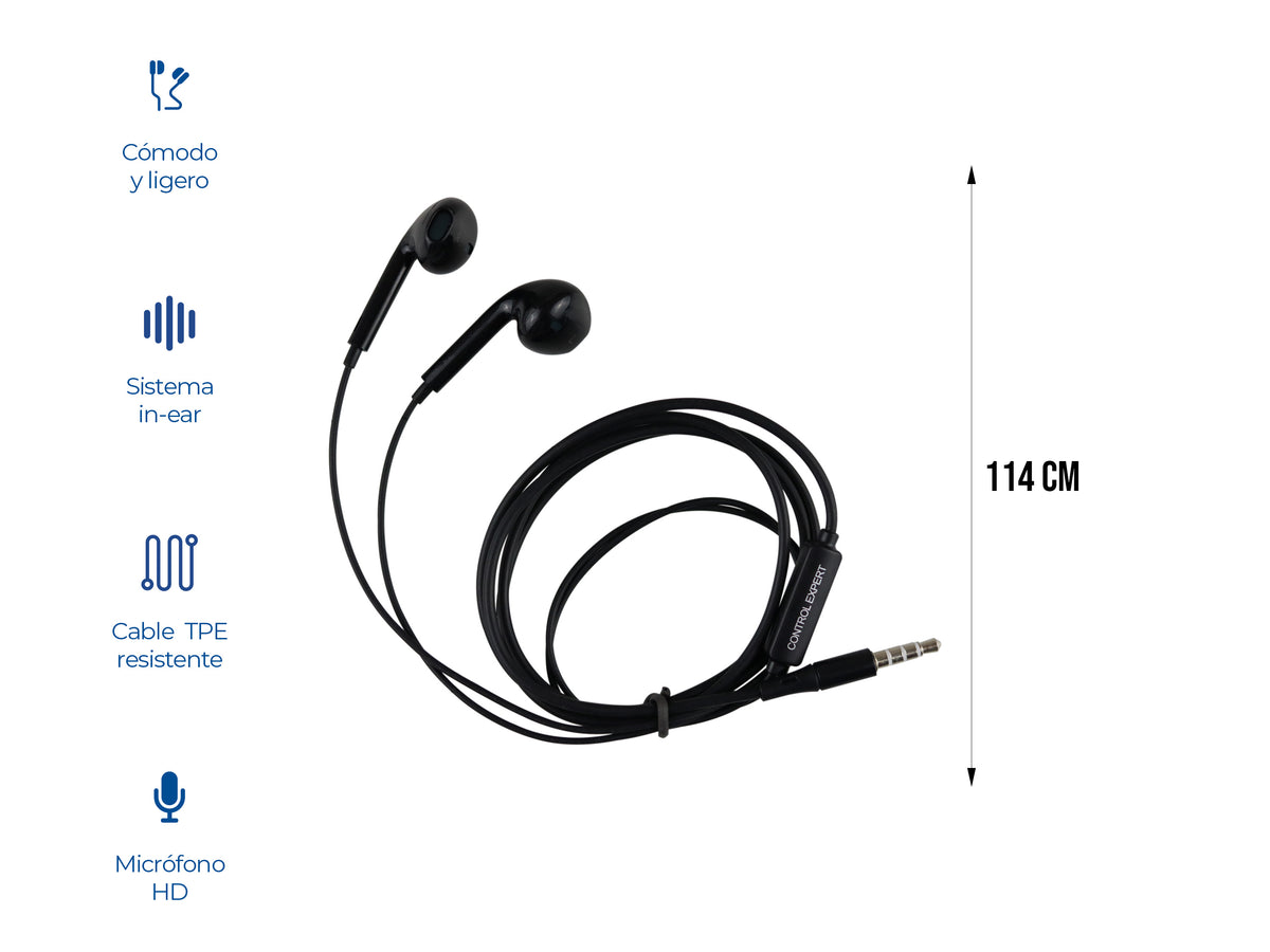 Audífonos Manos Libres con Cable CE-AU29 – Entrada 3.5 mm