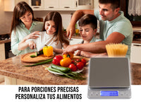 Báscula de cocina con Pantalla LCD 500 g – 0.01 p