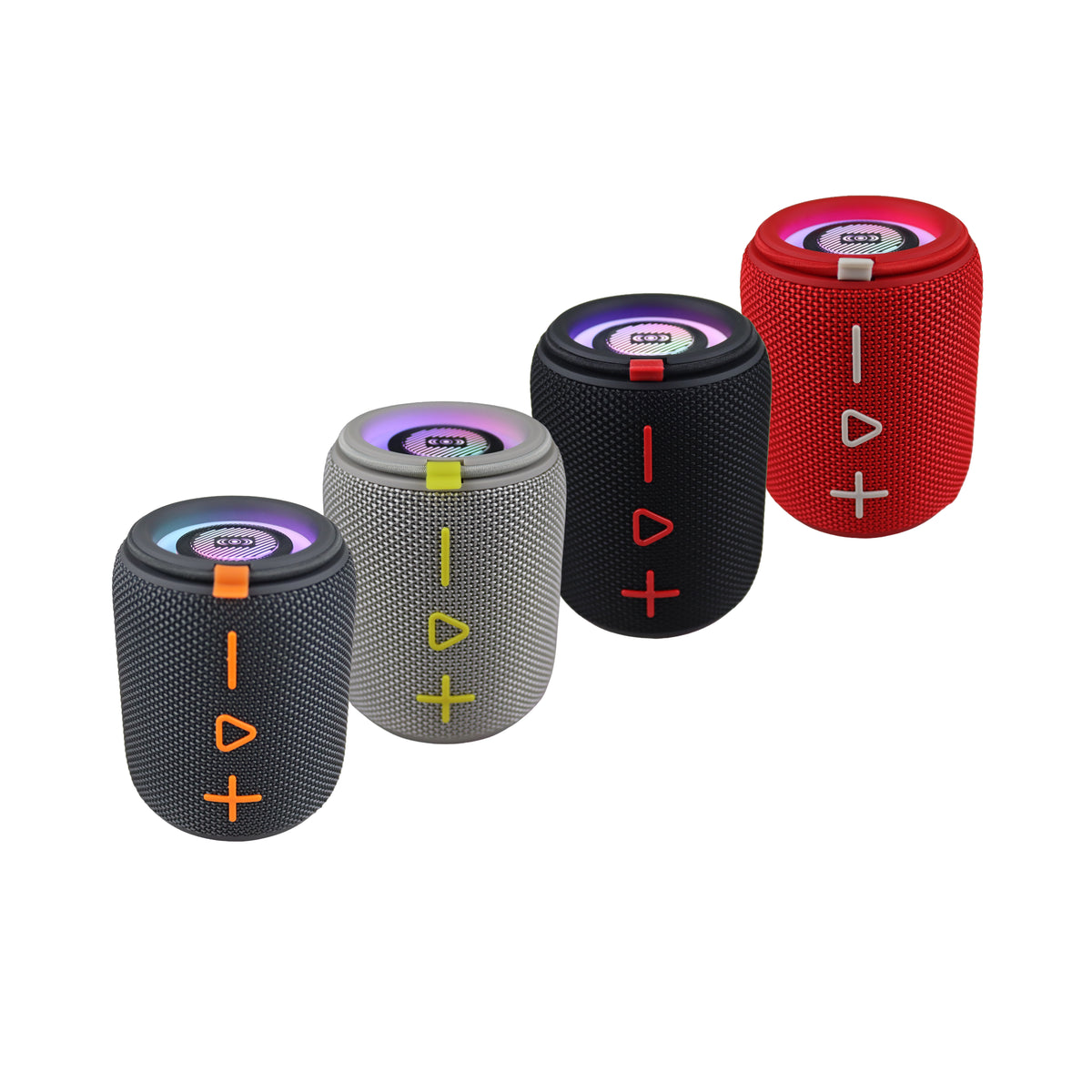 Bocina Bluetooth Inalámbrica Hi-Fi - 10W con Luces LED y TWS Puerto USB Micro SD