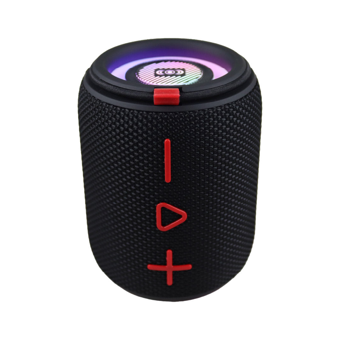 Bocina Bluetooth Inalámbrica Hi-Fi - 10W con Luces LED y TWS Puerto USB Micro SD