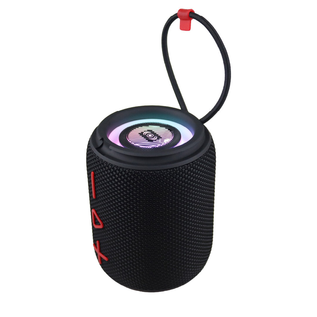 Bocina Bluetooth Inalámbrica Hi-Fi - 10W con Luces LED y TWS Puerto USB Micro SD