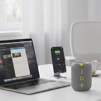 Bocina Bluetooth Inalámbrica Hi-Fi - 10W con Luces LED y TWS Puerto USB Micro SD