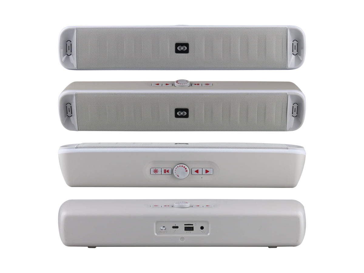 Bocina Portátil Tipo Barra CE-B383 – Luces RGB, Bluetooth 5.3 y Manos Libres