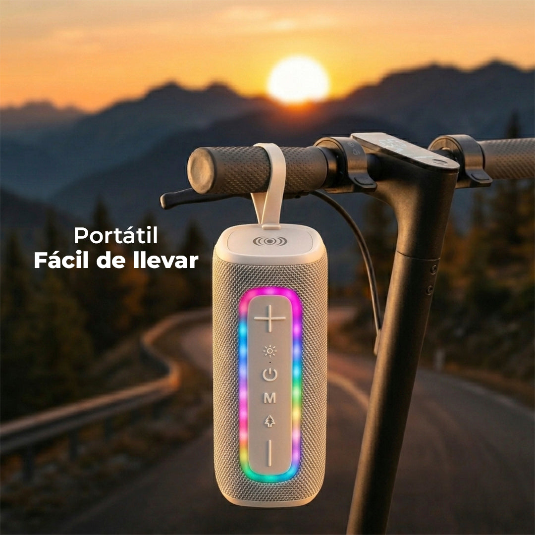 Bocina Bluetooth Portátil con Puerto USB – Sonido Estéreo, Micro SD y Auxiliar.