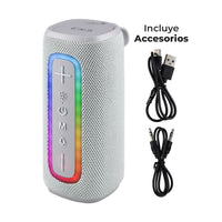 Bocina Bluetooth Portátil con Puerto USB – Sonido Estéreo, Micro SD y Auxiliar.
