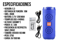 Bocina Portátil Bluetooth Varios Colores - Azul