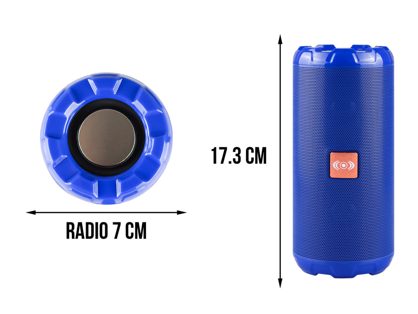 Bocina Bluetooth Portátil Varios Colores - Azul