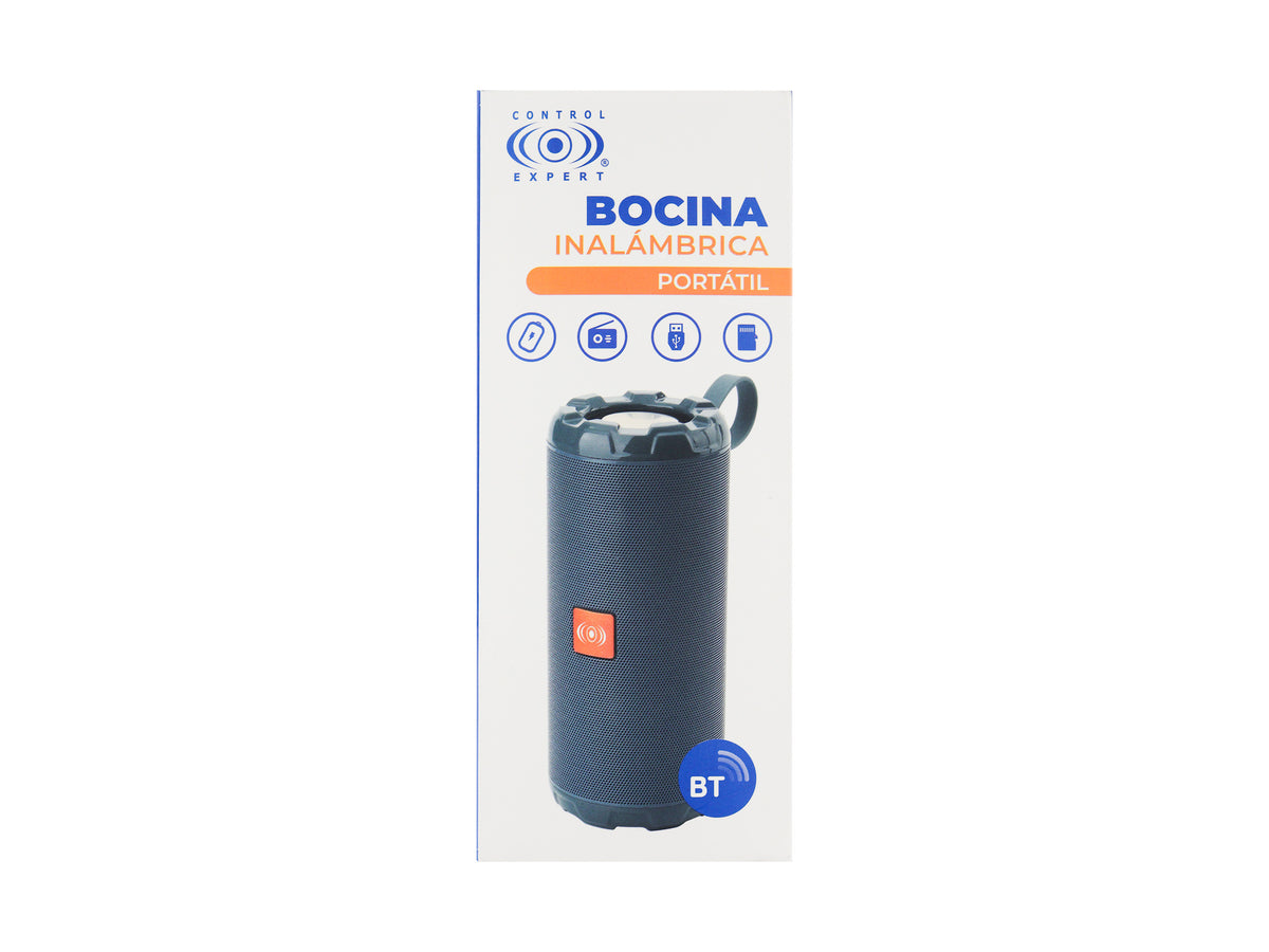Mini Bocina Bluetooth con Varias Entradas: USB, Auxiliar y Tarjeta SD – Colores Varios