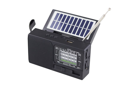 Radio Am FM Bluetooth con Panel Solar USB