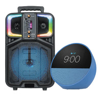 Combo Bocina 8'' Con Microfono  y Alexa Echo Spot