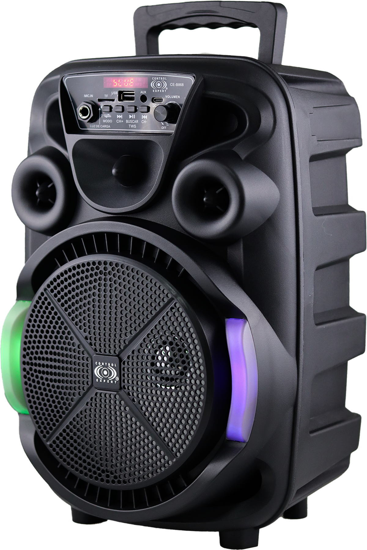 Bocina Amplificada 8 Pulgadas Bluetooth Tws Usb Radio Fm
