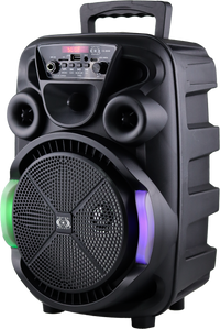 Bocina Amplificada 8 Pulgadas Bluetooth Tws Usb Radio Fm