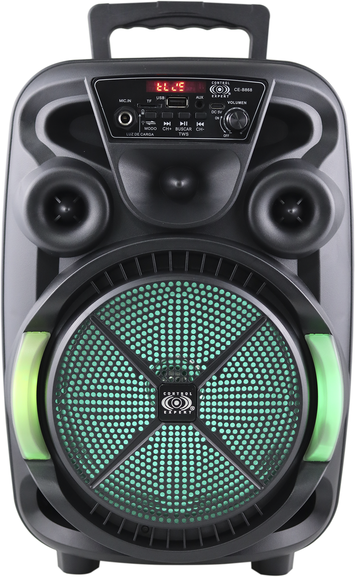 Bocina Amplificada 8 Pulgadas Bluetooth Tws Usb Radio Fm