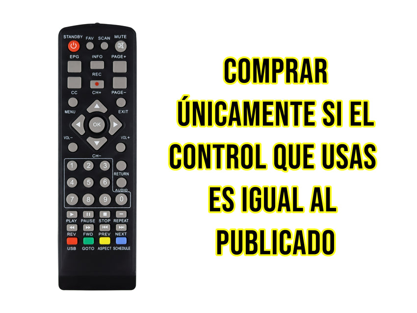 Control Para Blackpcs Decodificador