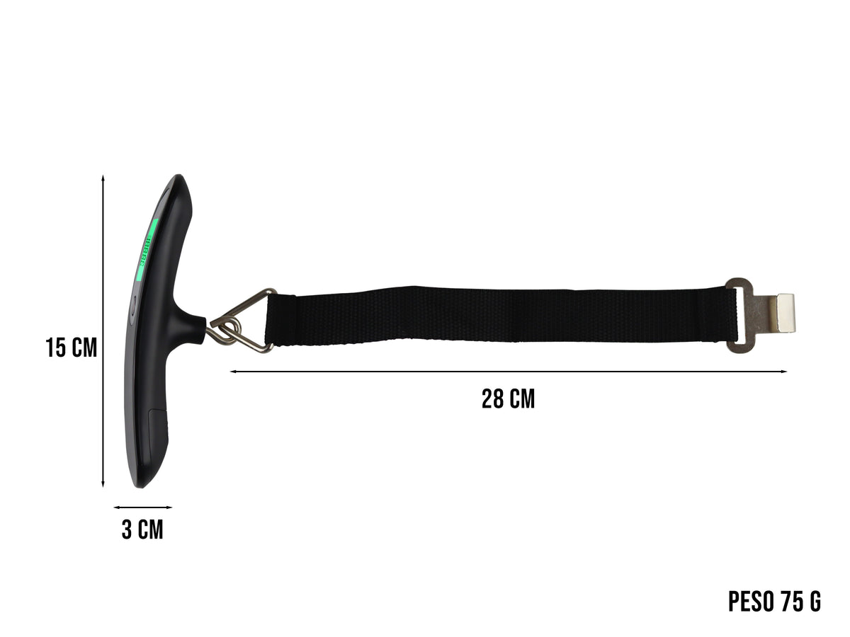 Báscula Digital para Equipaje 50 kg a 100 lbs