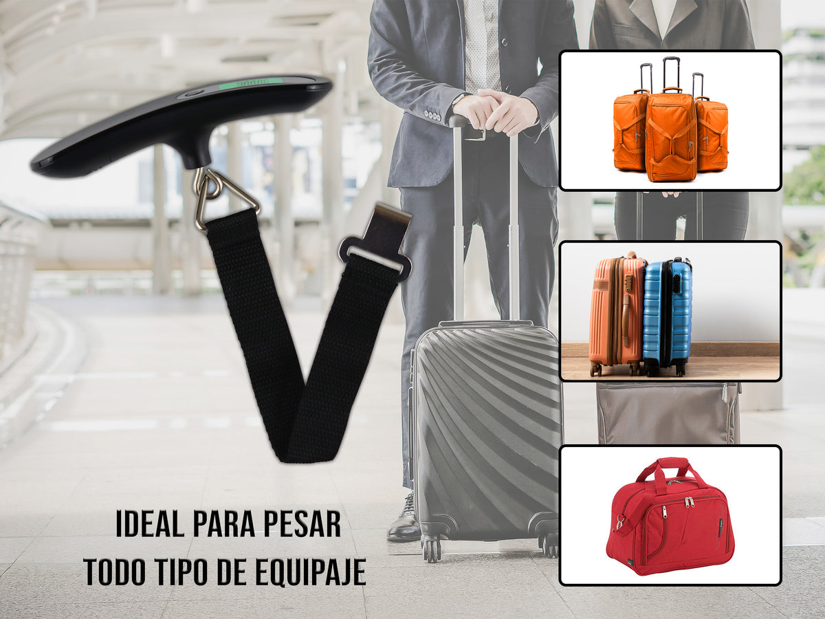 Báscula Digital para Equipaje 50 kg a 100 lbs