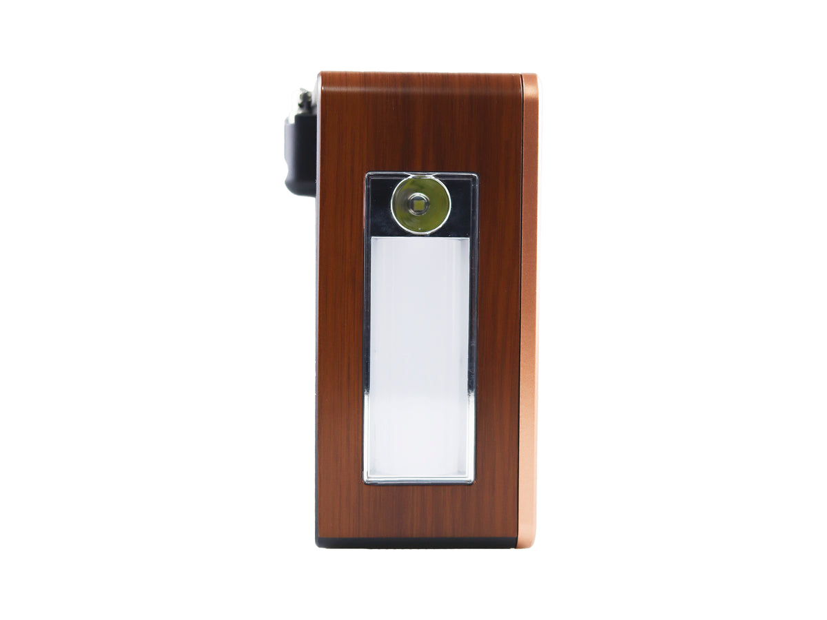 Radio Portátil Estilo Retro CE-C29AMBT – AM/FM, Reloj, LED, AUX y Correa