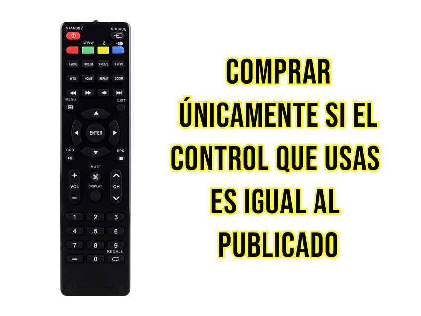 Control Para G.VISION Smart TV