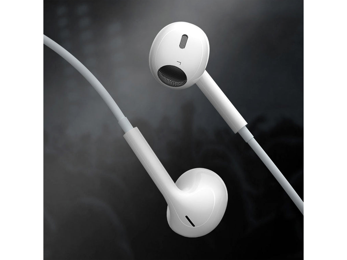 Audífonos con Cable Tipo C CE-CAU10 – Sonido Estéreo, Micrófono Colores Blanco y Negro