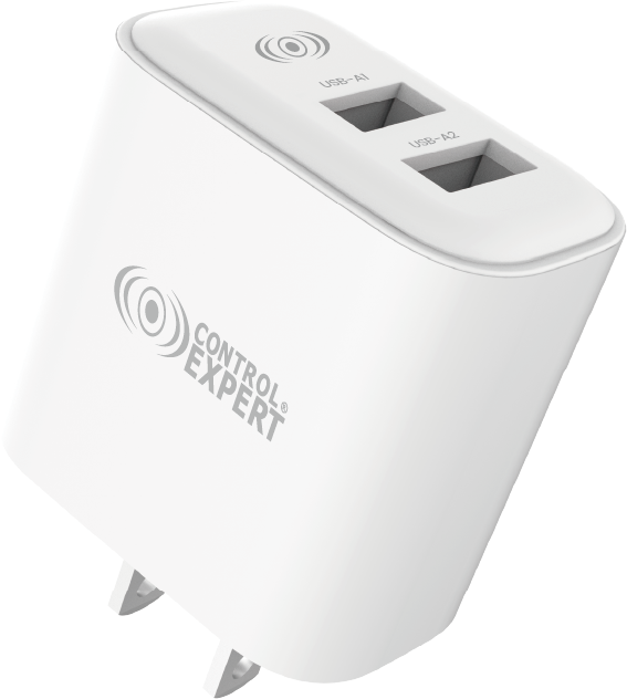 Cargador de Pared Control Expert con 2 Puertos
