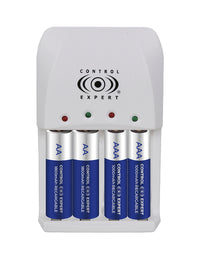 kit mouse colores mas cargador para pilas recargables AA y AAA