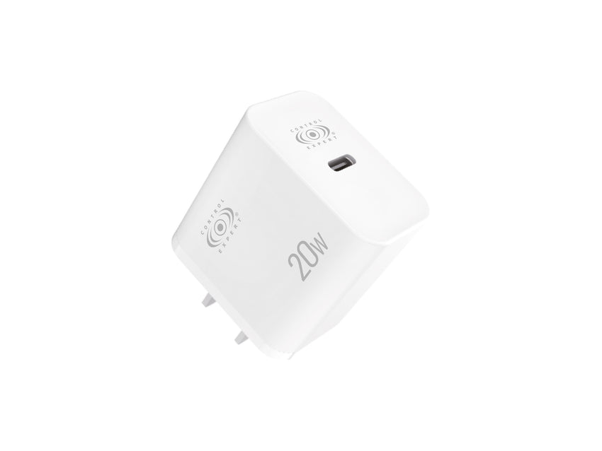 Cargador USB 20W Portátil 5V 3A Carga Rápida - Blanco