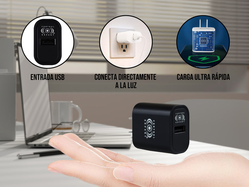 Combo Cargador IPhone 2AMP Negro