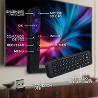 Control Compatible Con Smart Tv Android Tv Box Pc Windows