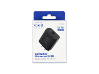 Cubo Cargador USB 2AMP Negro
