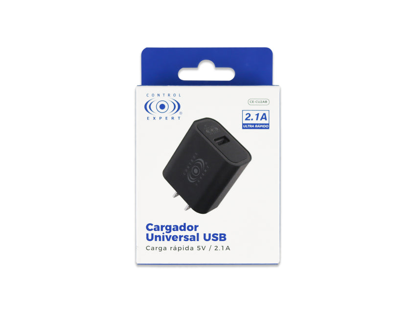 Cubo Cargador USB 2AMP Negro