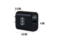 Cubo Cargador USB 2AMP Negro