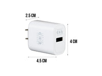 Cubo Cargador USB 2AMP Blanco